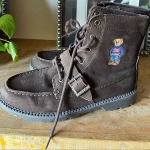 brown polo boots
